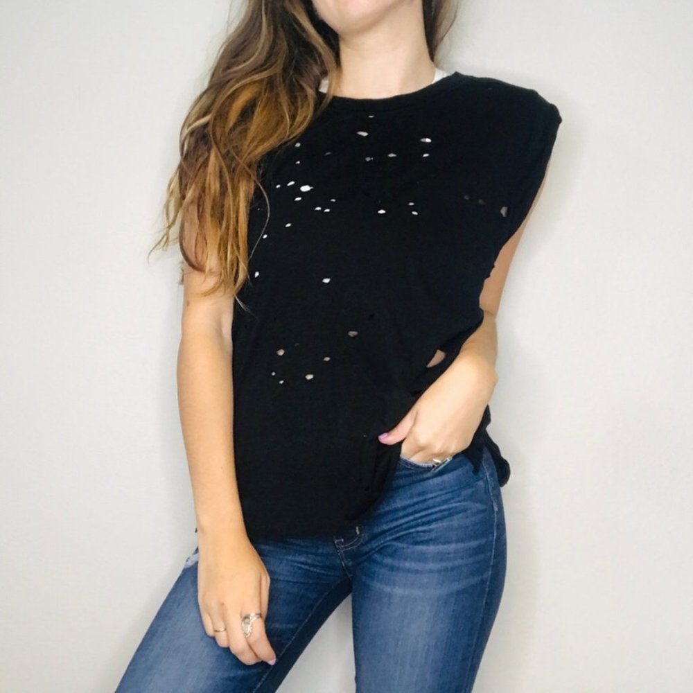 3 for $30 Free People distressed top